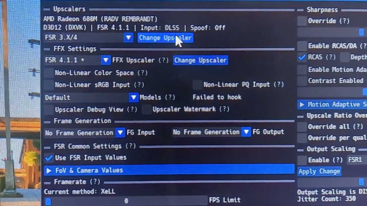 FSR 4.1.1 int8 RDNA 2🤣 Amd 6900hx 680m steamos