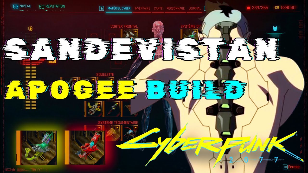 ⚡ Build Sandevistan Apogée 🔥 Le Guide Ultime | Cyberpunk 2077