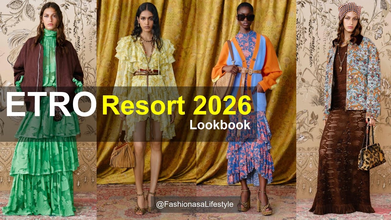ETRO 🌼 Resort 2026 Lookbook  #fashion #trending #fashiontrends #resort2026