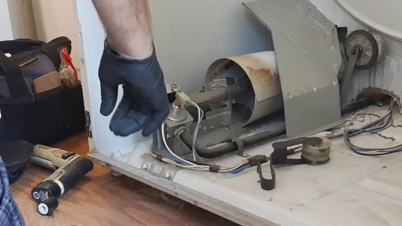 Gas dryer solenoid repair not staying lit