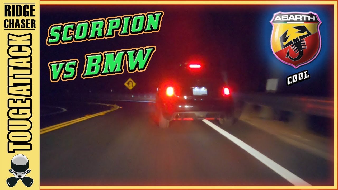 Fiat 500 Abarth POV/Chase: Record Attempt on Canyon Road 峠 TOUGE ATTACK 11