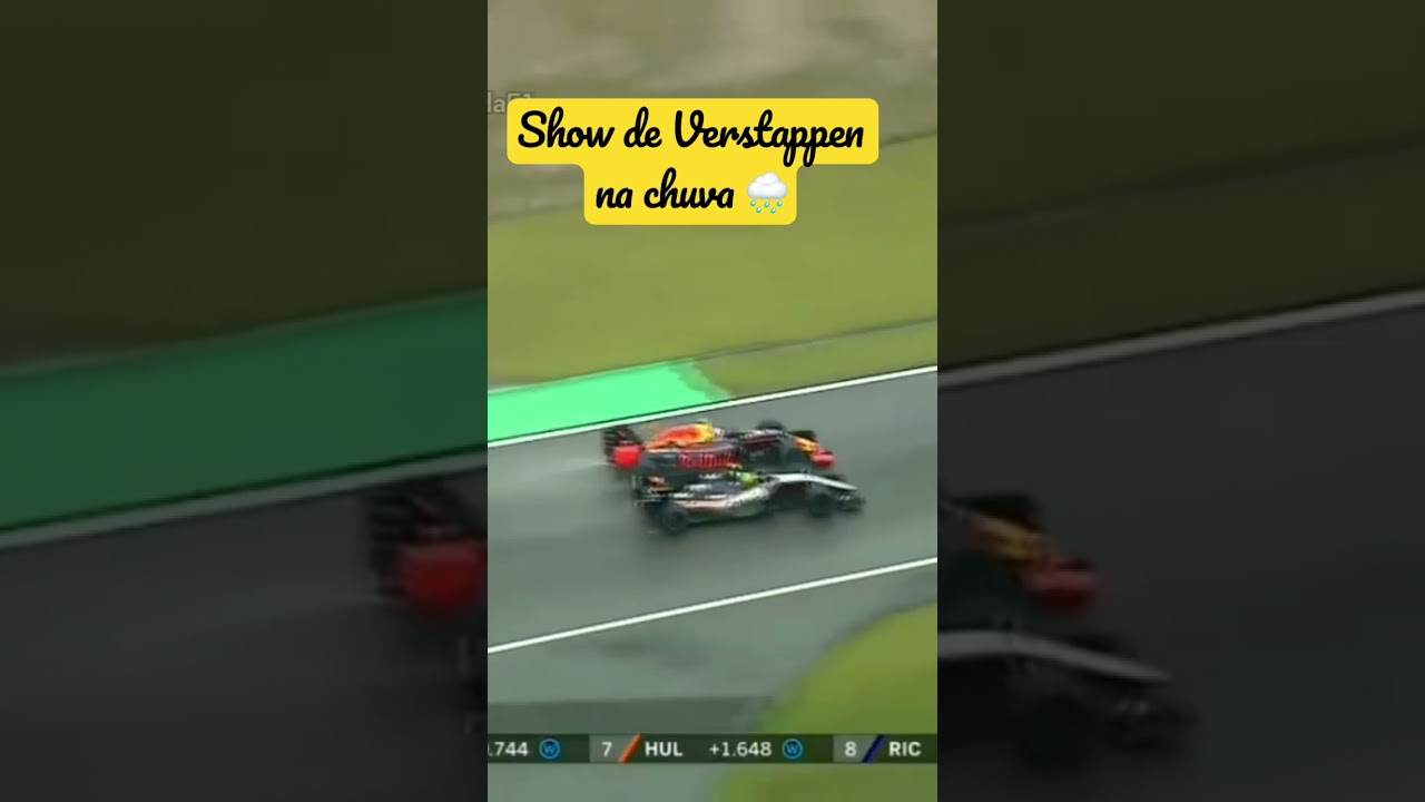 Show de Max Verstappen na chuva 🌧 Gp do Brasil 