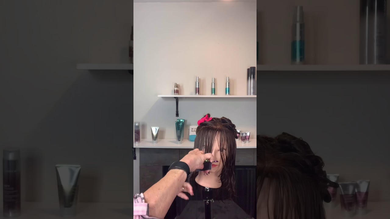 Part 1 of 90 Degree Haircut How to Section