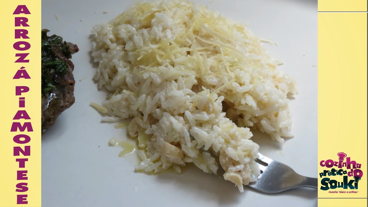 Receita de Arroz à piamontese - Receita fácil e prática