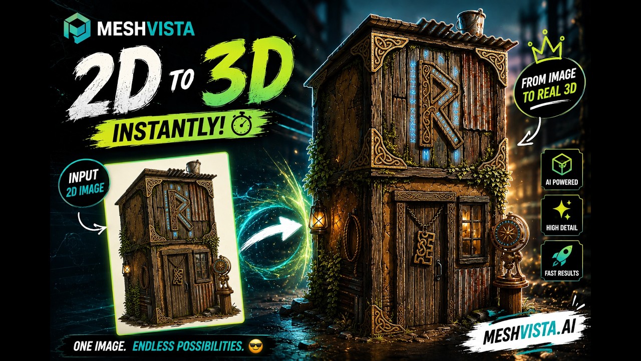 🤯 One Image &rarr; A 3D Model?!