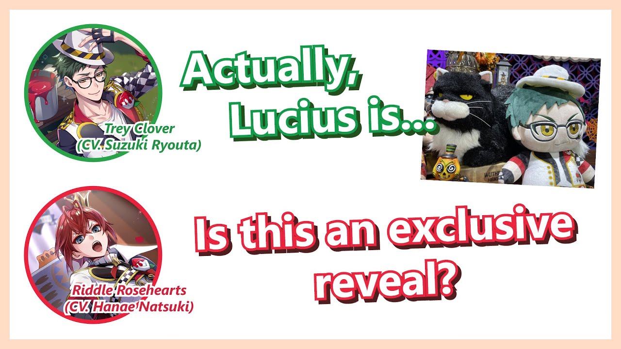 ENG | Lucius has the same voice actor as...? [Twisted Wonderland Halloween 2021]
