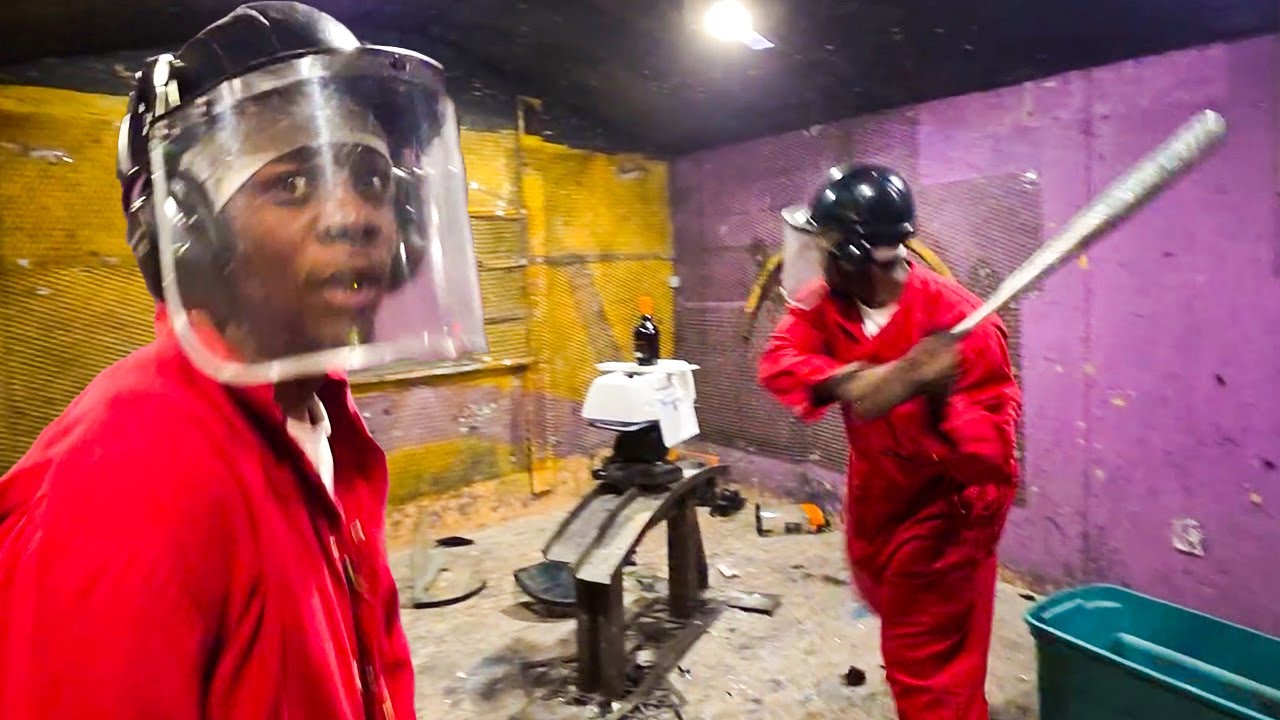 i finally went to a rage room..