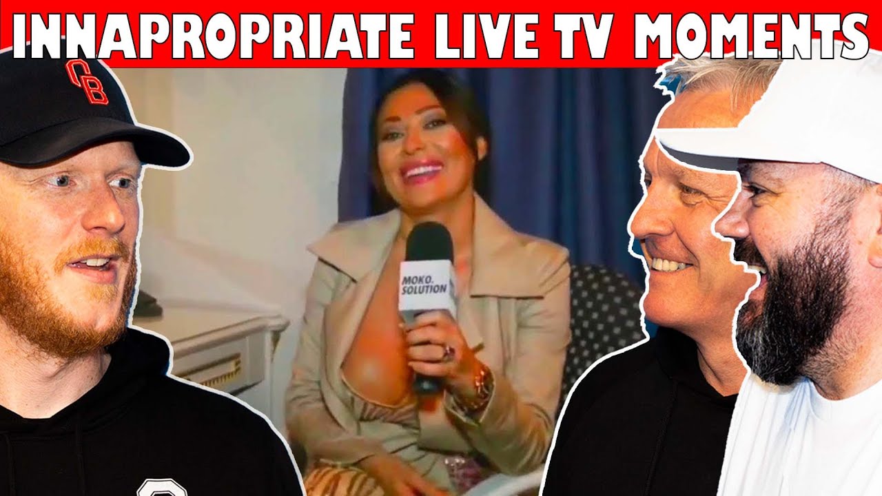 Inappropriate Live TV Moments! | OFFICE BLOKES REACT!!