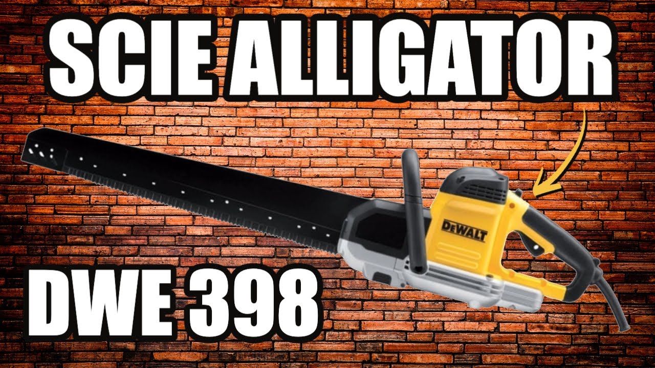 TEST ✅ Scie alligator DEWALT 450mm DWE 398 - La pause café de BichonTV