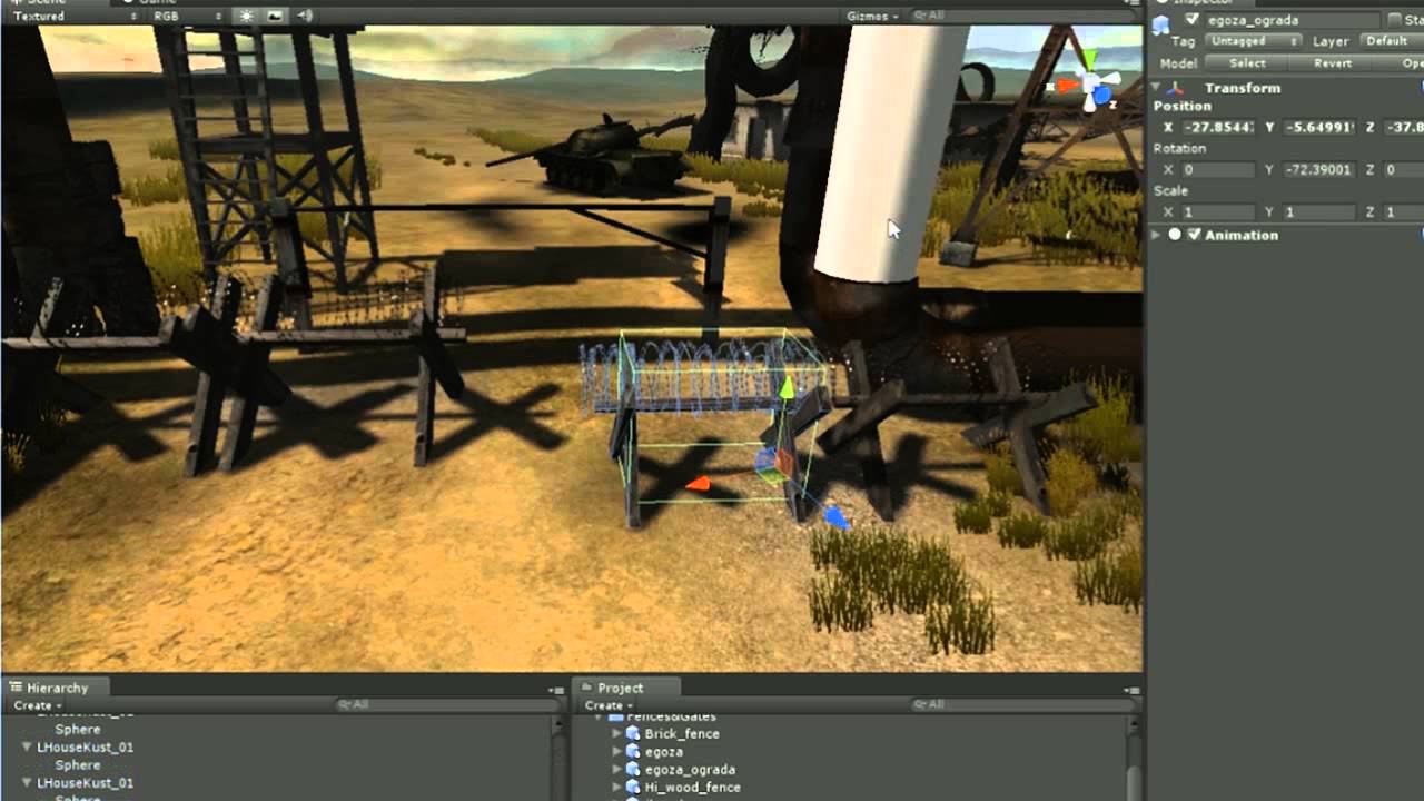 Work in Unity3D DemoReel