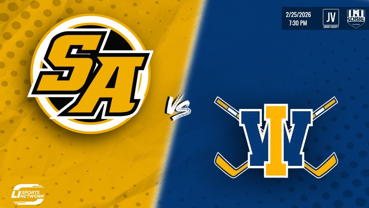 SCHSHL JV Hockey | St. Anthony's Black vs West Islip