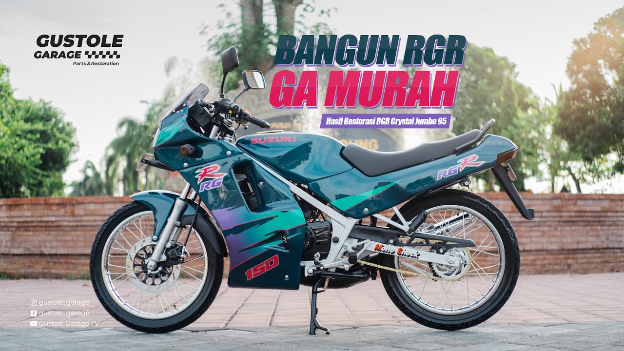 #NGAMER​ Review Restorasi Suzuki RGR Crystal Jumbo 95 [ SI LEGEND ] Gustole Garage