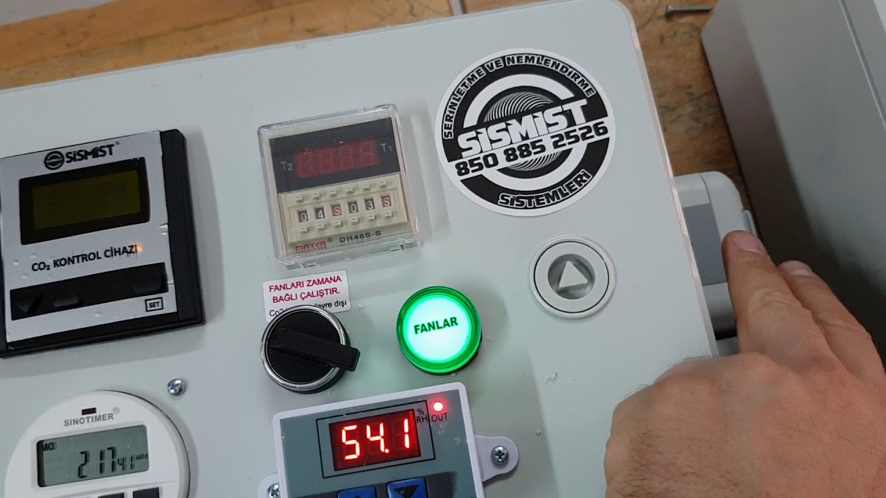 Yeni versiyon Co2 kontrol ile mantarlama tam otomasyon panosu sismist 08508852526