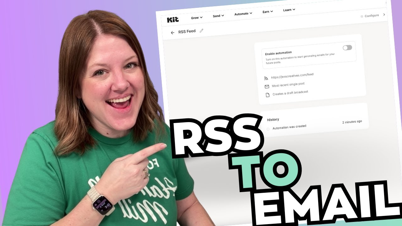 Automate Blog Post Notification Emails with ConvertKit (RSS to Email Tutorial)