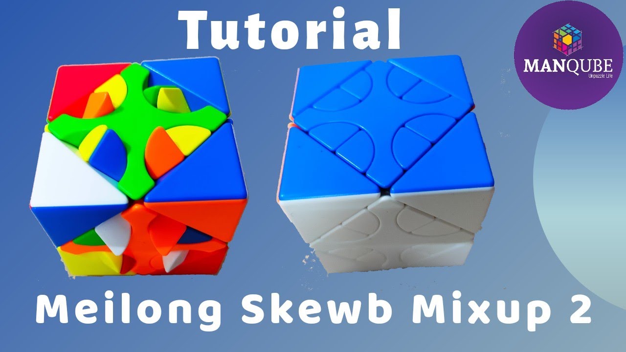 Meilong Skewb Mixup 2 Tutorial | Meilong Skewb Mix up 2 Solve | Moyu Meilong Skewb Mixup 2
