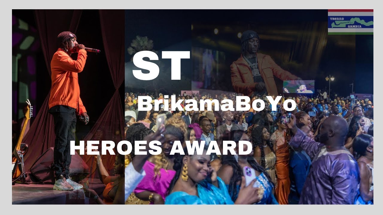 ST BRIKAMABOYO Heroes Award #gambia #gammusic #stbrikamaboyo #heroesaward #gambian #shorts #viral