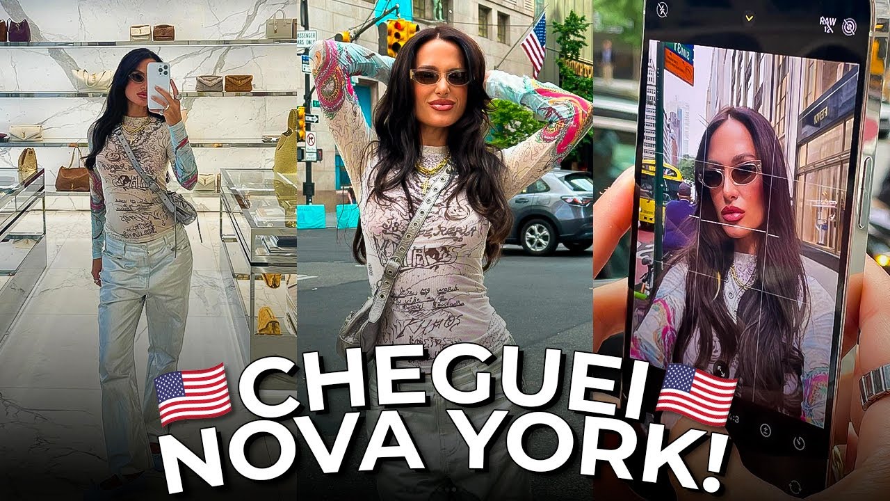 CHEGUEI NEW YORK :)