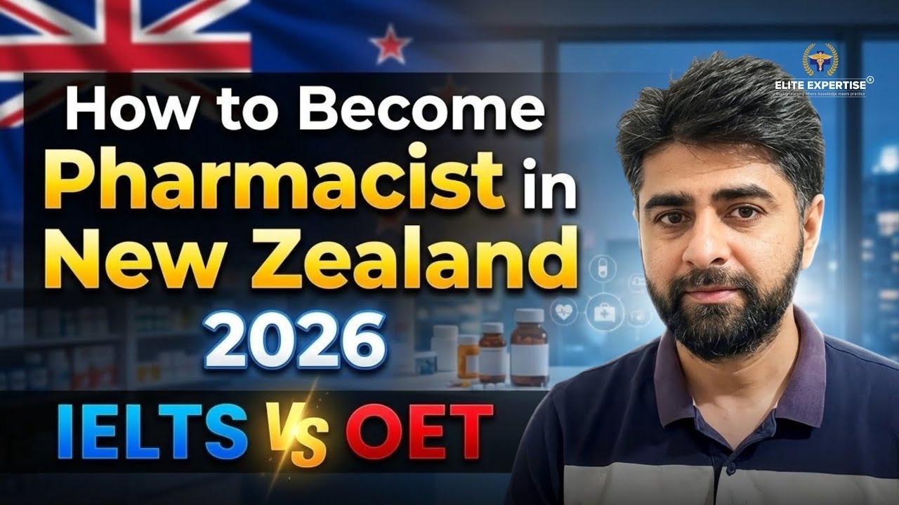 New Zealand Pharmacist English Requirements 2026 | IELTS vs OET Full Guide