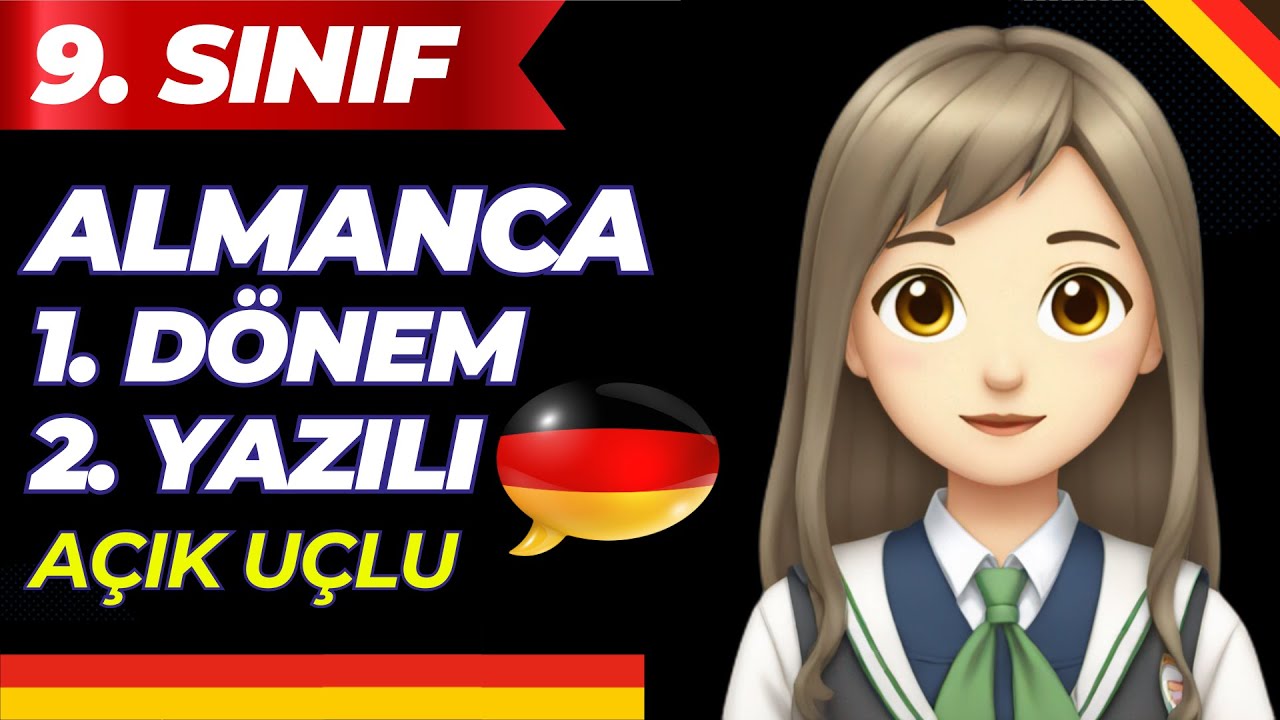 9. Sınıf Almanca 1. Dönem 2. Yazılı 2025