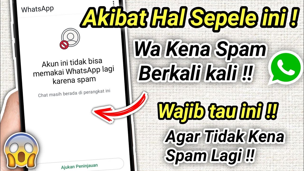 Penyebab Wa Kena Spam Terus Menerus || Wa Kena Spam Terus Menerus ? Lakukan cara ini !