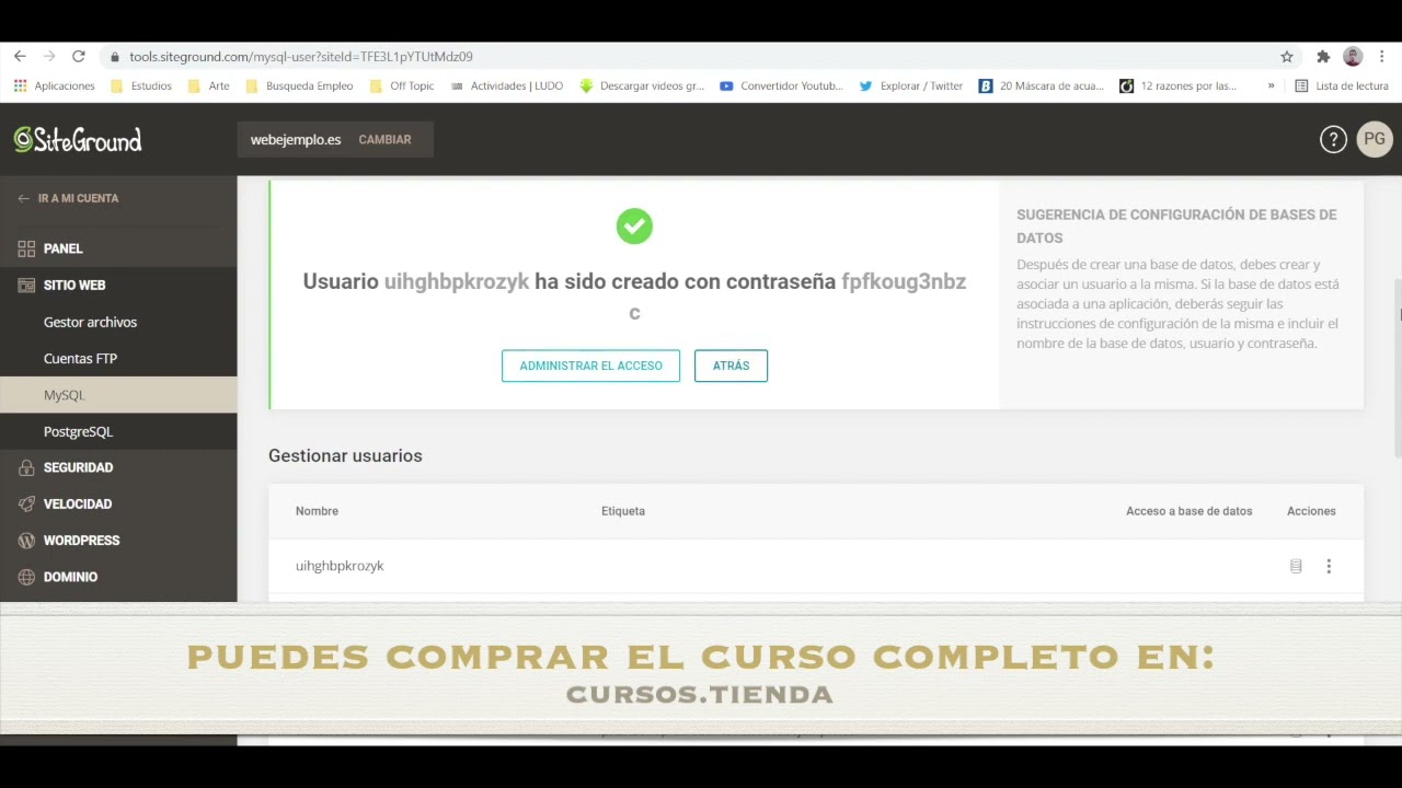 Prestashop - Tema 2 Instalación site ground
