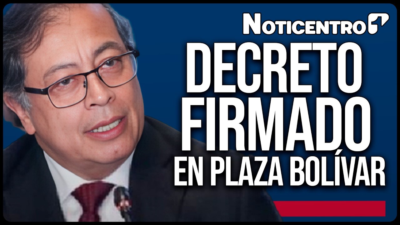 Tras protestas, Petro defiende aumento del salario mínimo en Plaza de Bolívar | Canal 1 | Noticentro