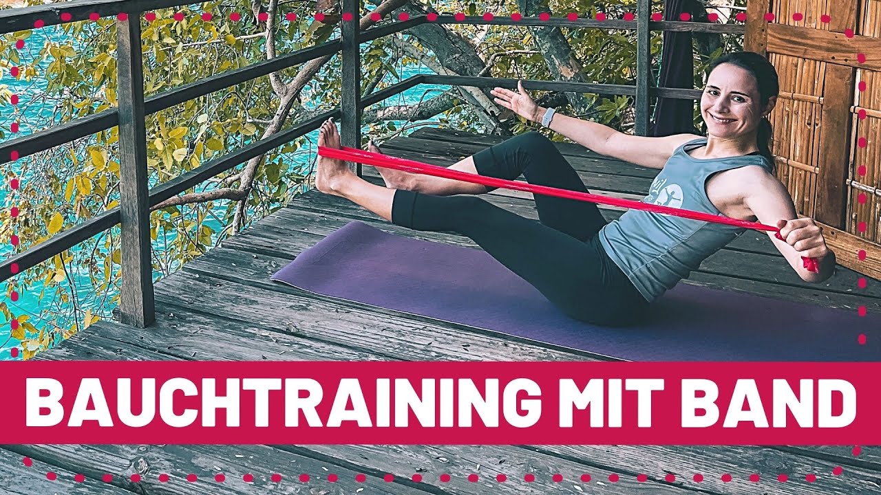 Bauchtraining mit Theraband | Bauchmuskeln mit Theraband trainieren