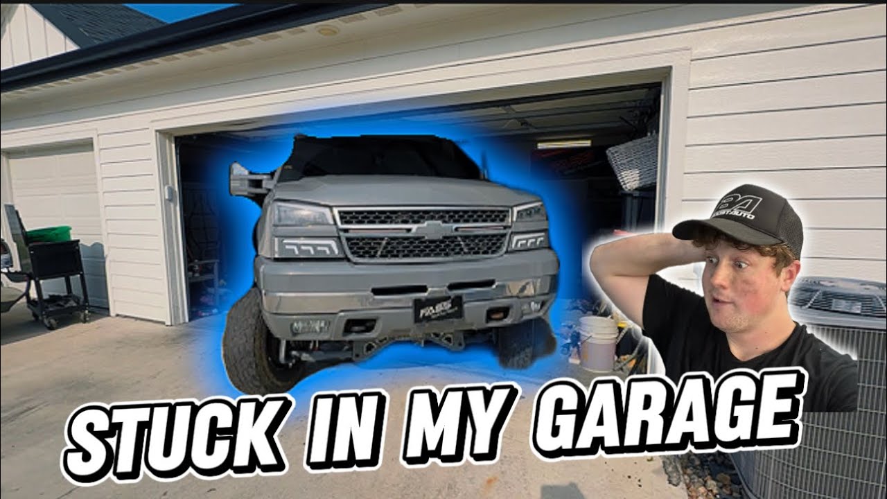 Will my 9 INCH LIFTED TRUCK fit out of my garage (mcgaughys lift kit install part 2)