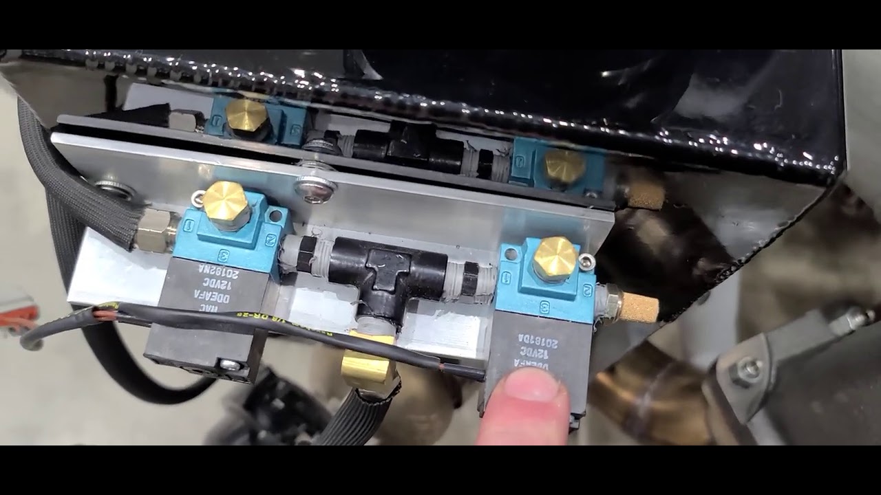 Co2 plumbing for boost controllers, air chutes, shifters and chute releases