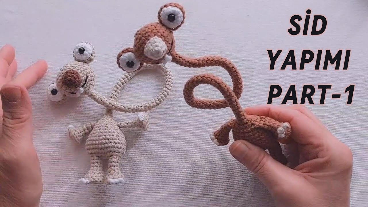 SİD Araba süsü, Aksesuar Yapımı PART 1(English subtitle) (crochet amigurumi tutorial)