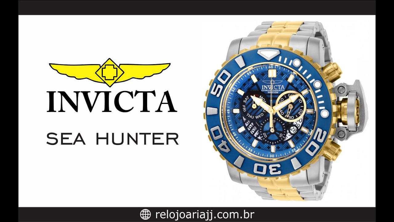 Relógio Invicta SEA HUNTER 22133 cronograph - Relojoaria JJ