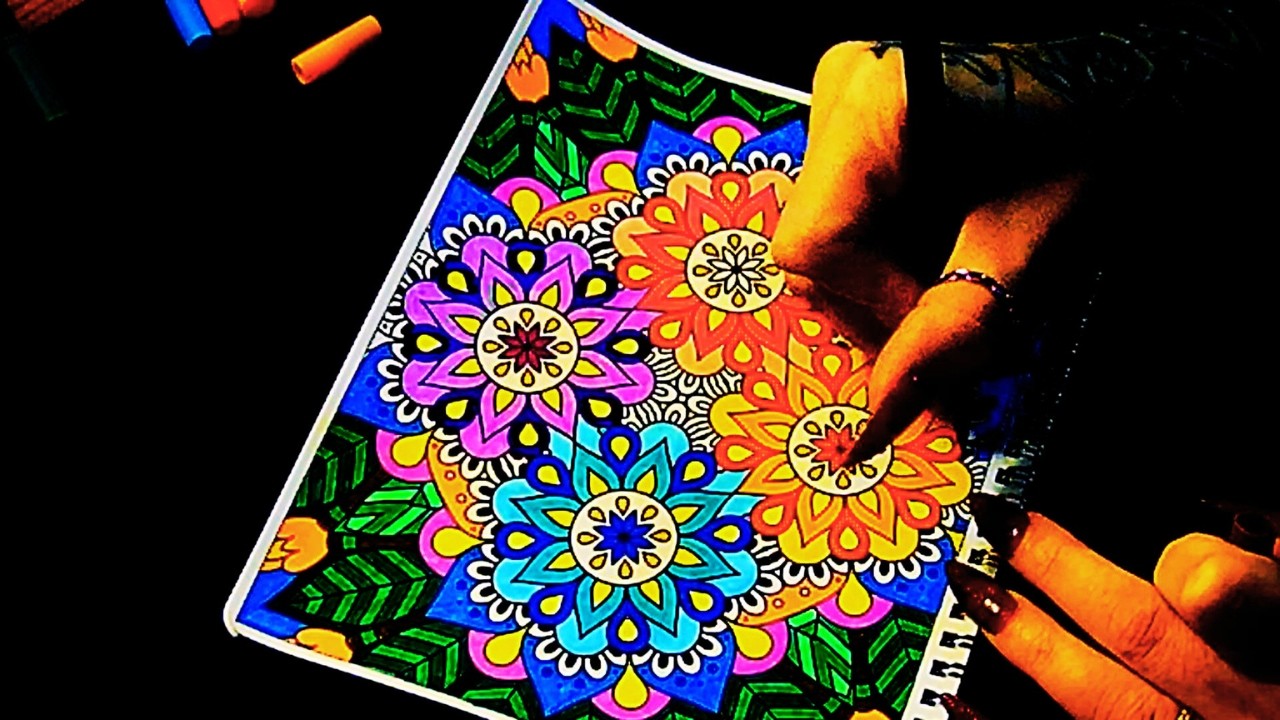 ASMR Color With Me By The Fireplace | Cozy | Relaxing