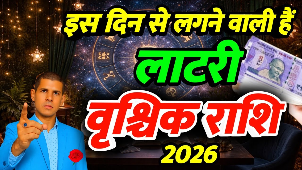 वृश्चिक राशि 2026 इस दिन से | लगने वाली हैं लाटरी | खुल जायेंगे किस्मत | Scorpio Horoscope 2026