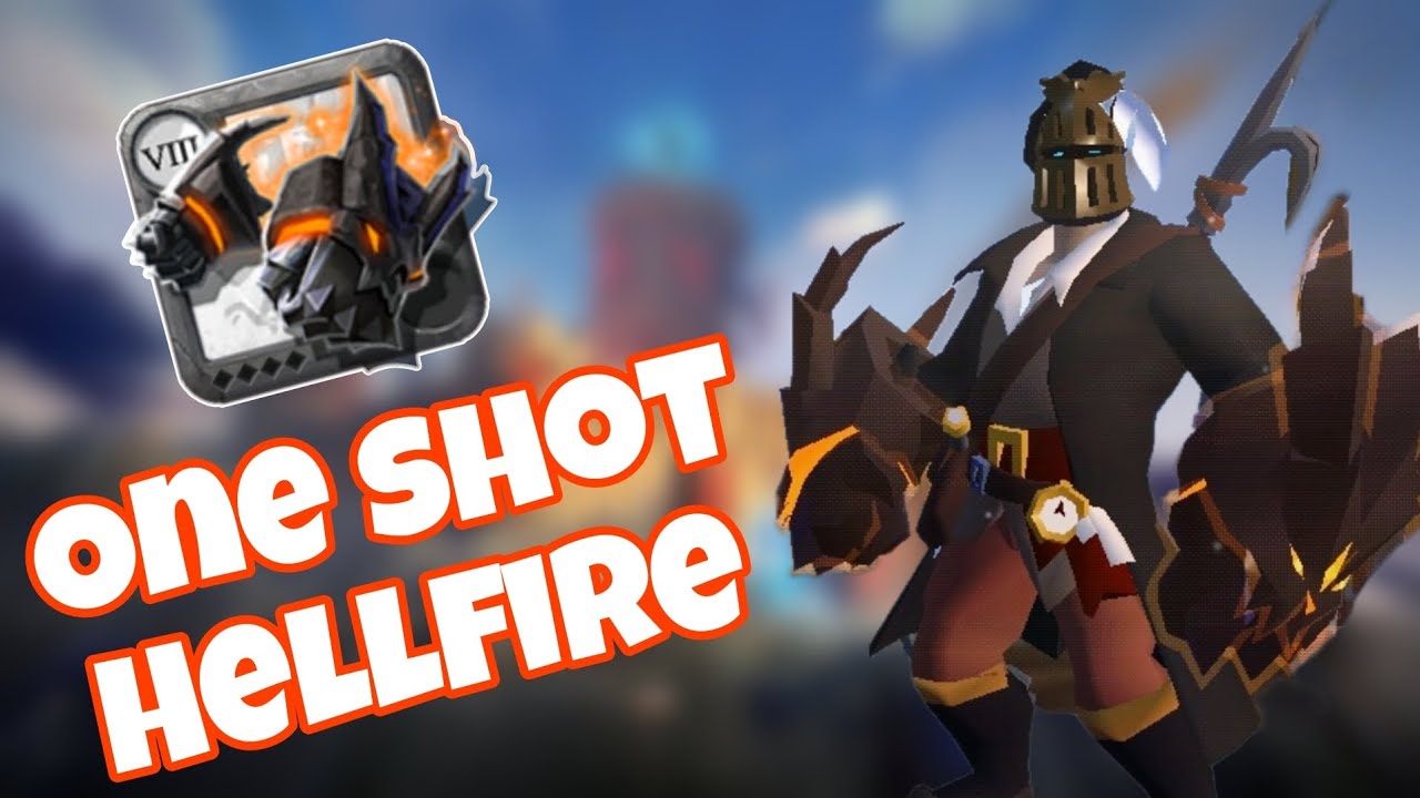 One Shot Hellfire!! Albion Online Mobile