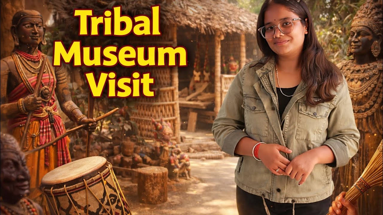 Exploring Bhopal’s Tribal Museum & peaceful lake views with my friend...🤍✨️