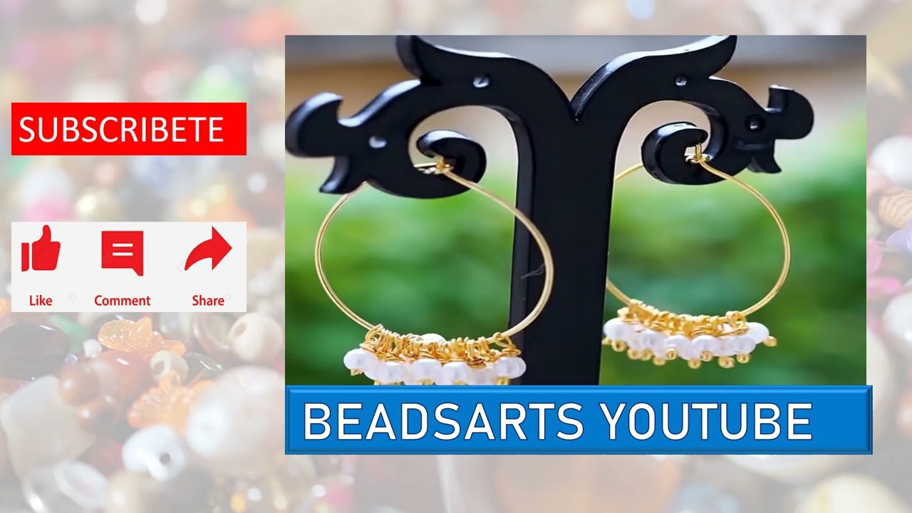 aretes de moda paso a paso