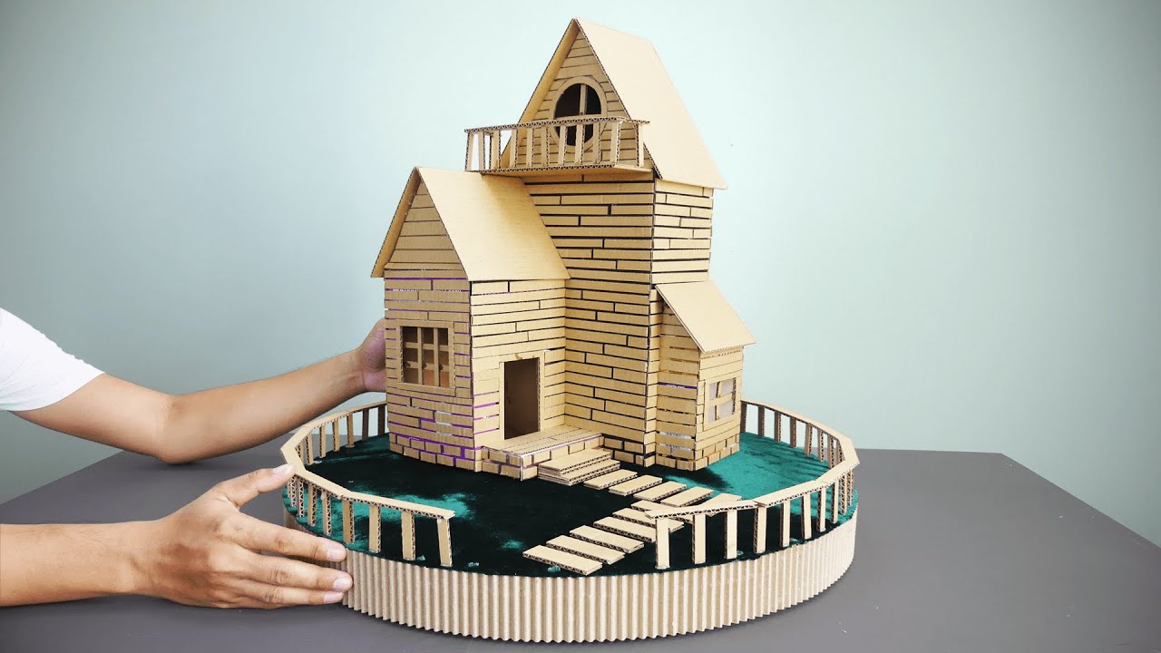 Cardboard House #46  DIY Farmhouse from Boxes | see and do