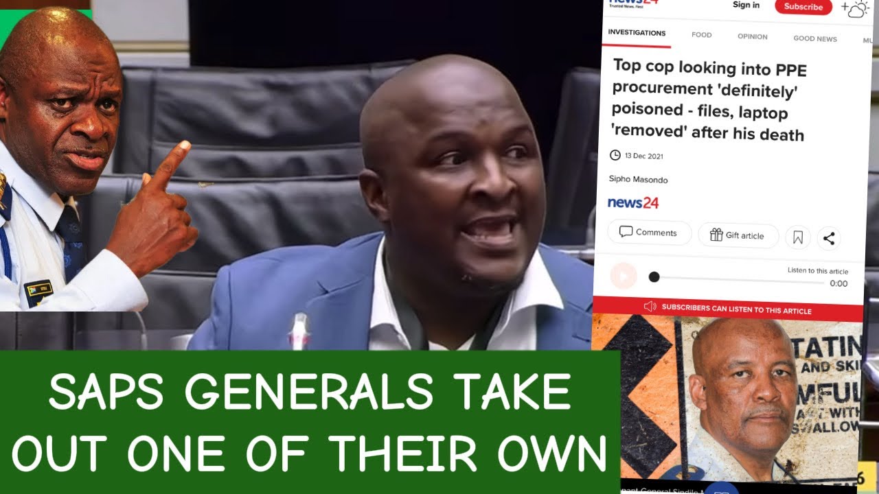 EMOTIONAL PLEA TO PARLY TO INVESTIGATE MVRDER OF GENERAL MFAZI BY SAPS HQ GENERALS