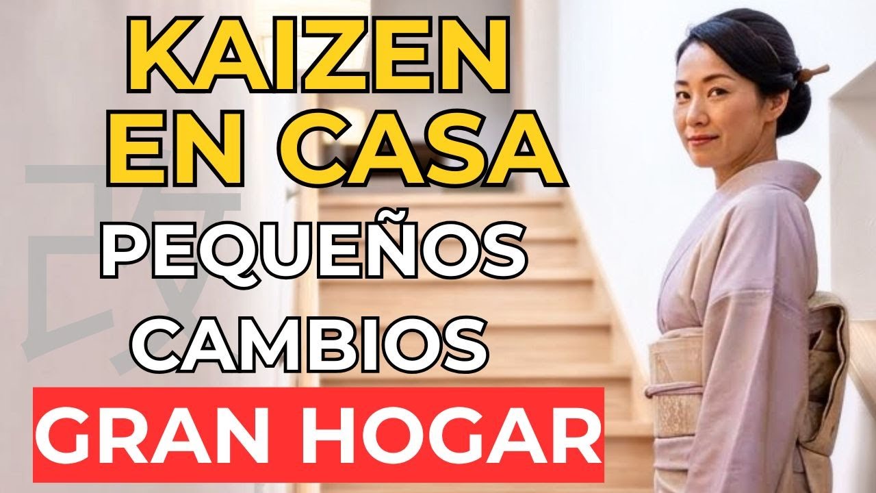 KAIZEN EN CASA: PEQUEÑOS CAMBIOS JAPONESES QUE TRANSFORMAN TU HOGAR