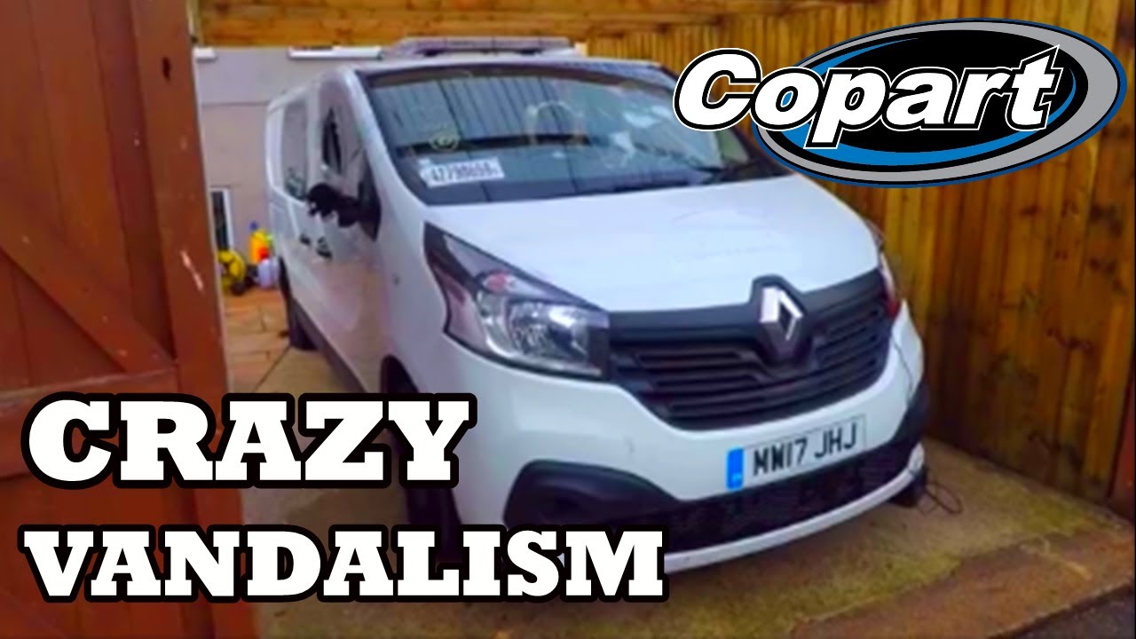I bought a vandalised van. COPART UK renault trafic