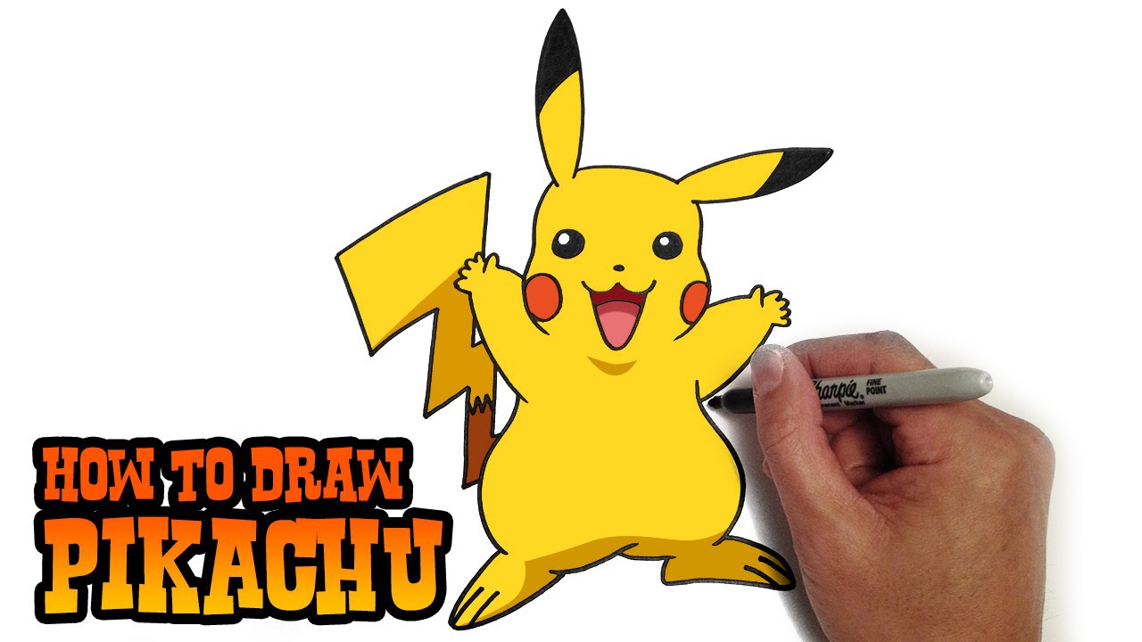How to Draw Pikachu | Pokemon