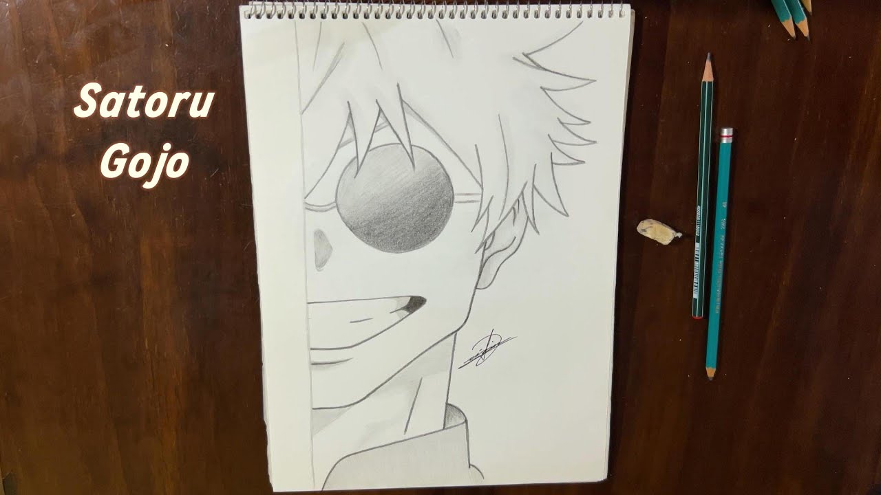 Satoru Gojo (Student Era) Pencil Drawing Timelapse | JJK Fan Art
