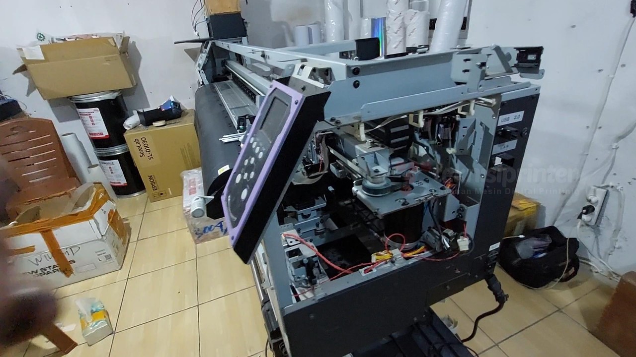 Full Upgrade Mimaki JV150-160BS ke Hoson Single Head Epson i3200 Ecosolvent