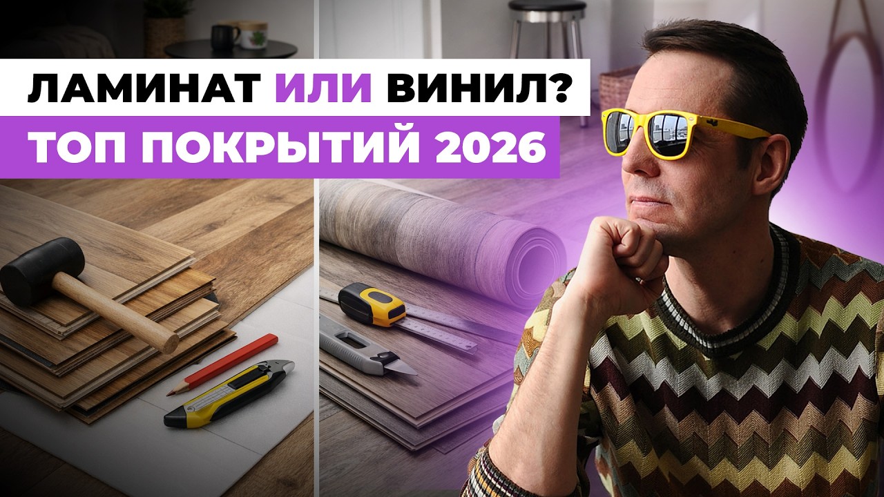 Как выбрать пол: Ламинат, паркет или кварцвинил? Сравнение