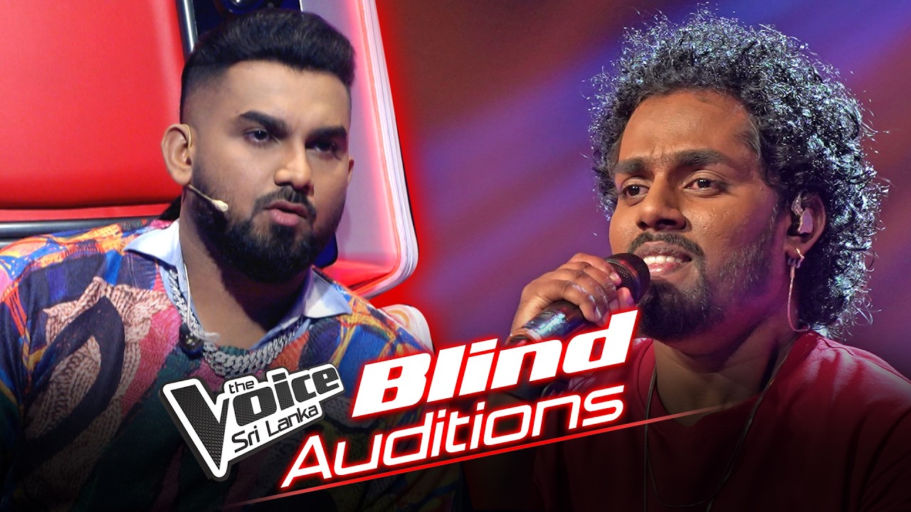 Achintha Shakthi | Sanda Midulata Enawa (සඳ මිදුලට එනවා) | Blind Auditions | The Voice Sri Lanka