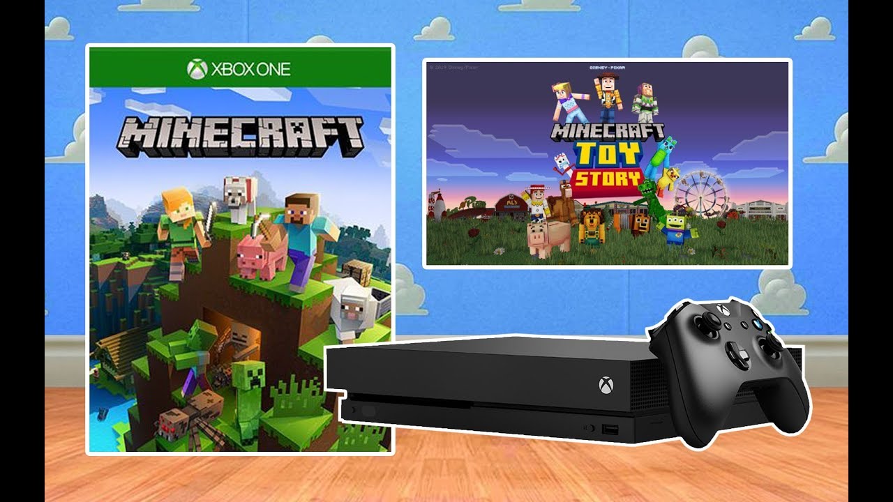 Minecraft Toy Story Mash Up - World Exploration Walkaround