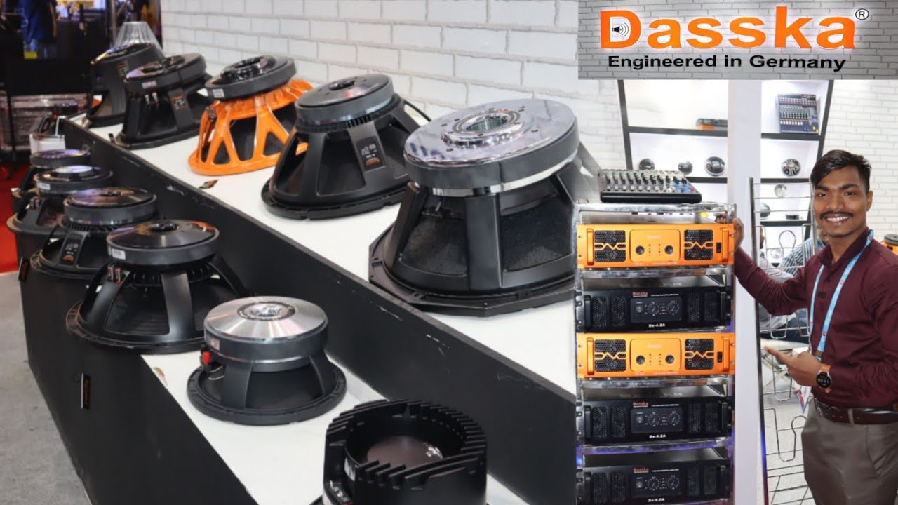 Dasska all products और  DJ speaker and dj Amplifier new launch palm expo 2023