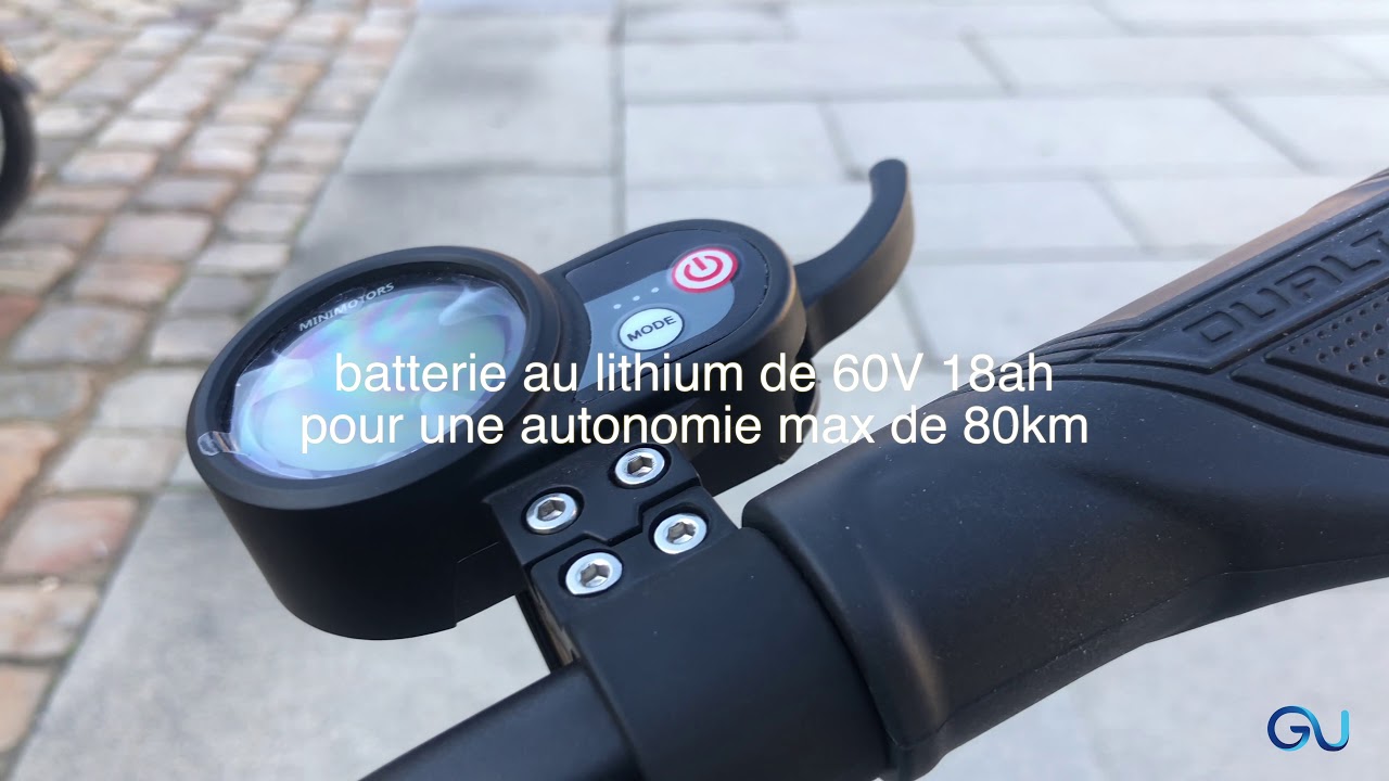 Trottinette &eacute;lectrique Minimotors Dualtron Raptor