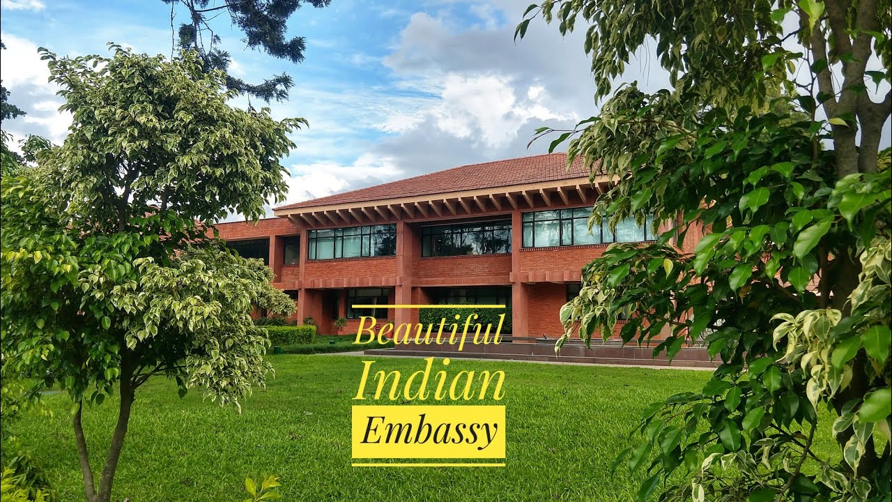 Indian Embassy in Kathmandu: Beautiful Architecture!
