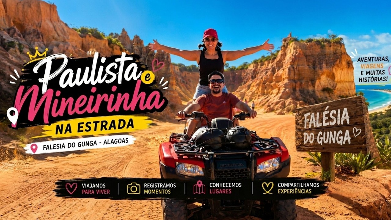 O LUGAR MAIS SURREAL DE ALAGOAS! 😱 Praia do Gunga e as Falésias (Vlog 4)